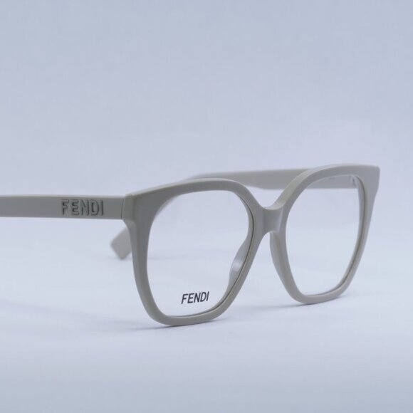 🕶️ New Fendi FE50087I 057 Eyeglasses - Bone Frame 54mm - Picture 5 of 9